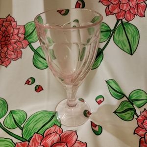 Vintage wine glass